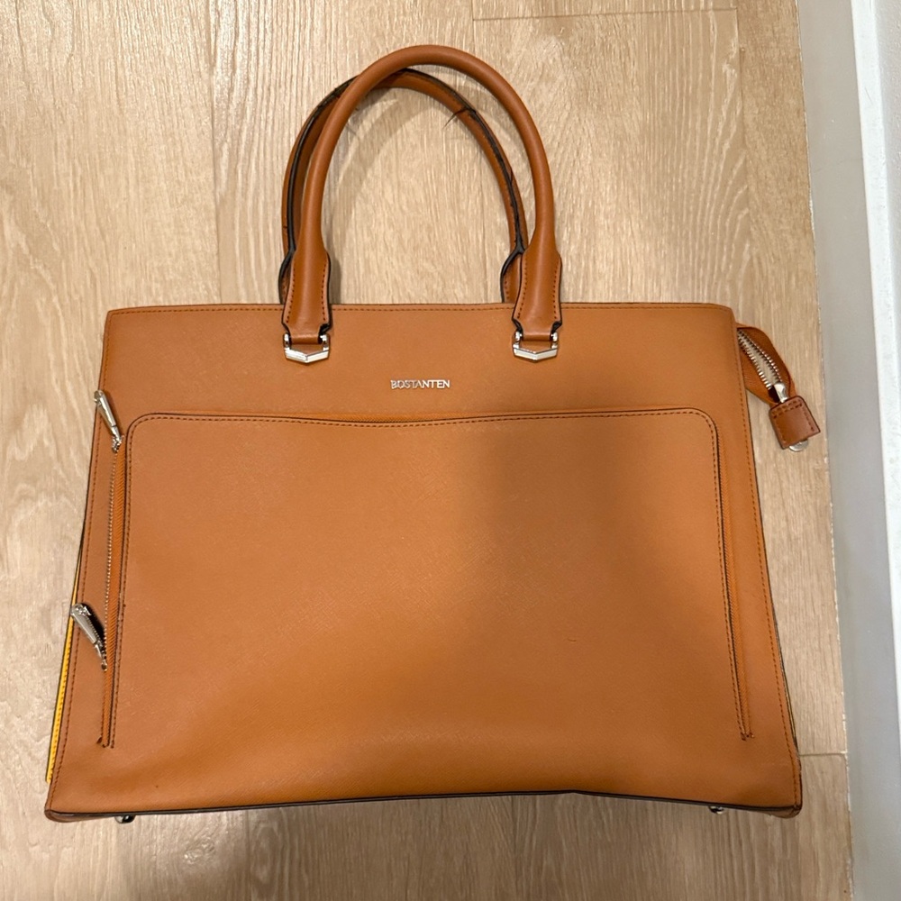 BOSTANTEN Leather Laptop Tote